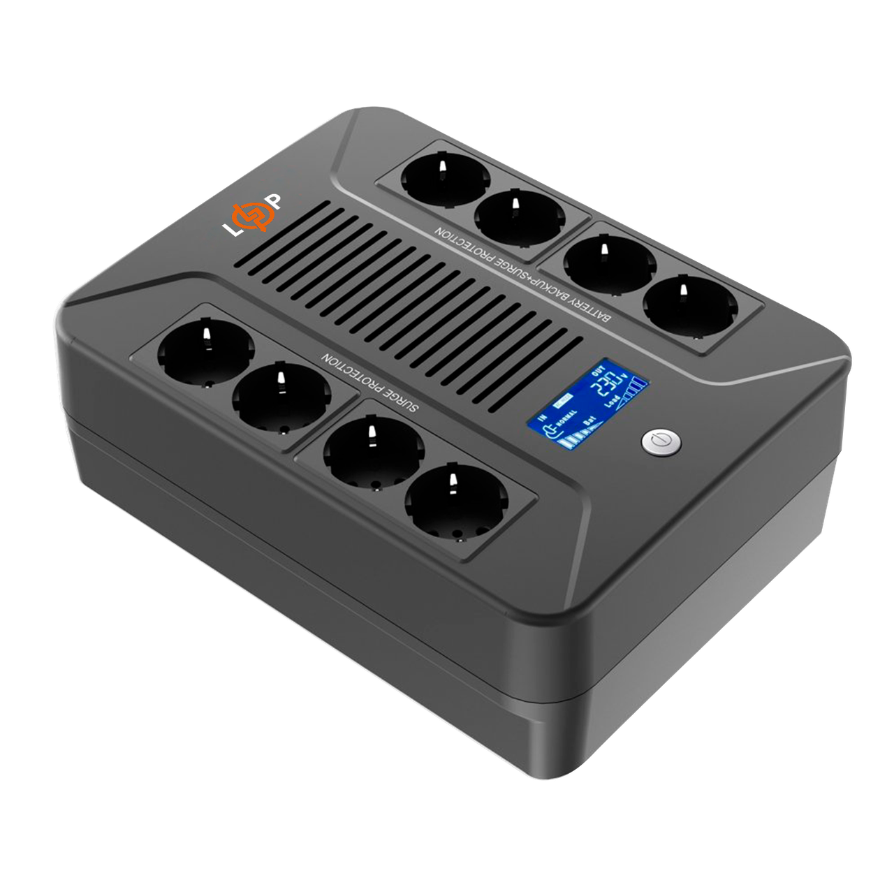 Линейно-интерактивный ИБП LP-650VA-8PS (360Вт) 1 Линейно-интерактивный ИБП LP-650VA-8PS (360Вт)