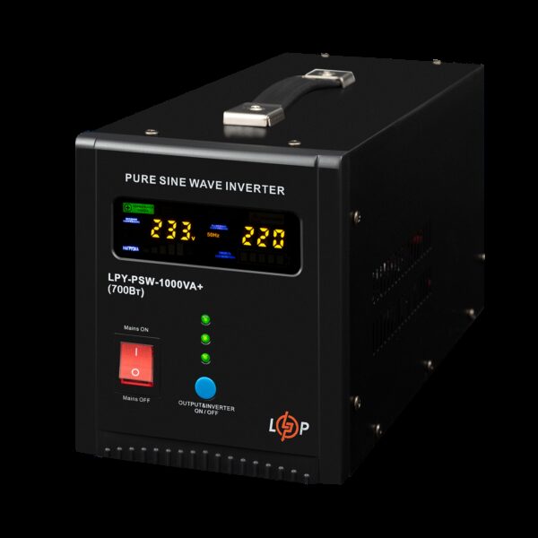 ИБП LogicPower LPY-PSW-1000VA+ (700Вт) 10A/20A с правильной синусоидой 12V