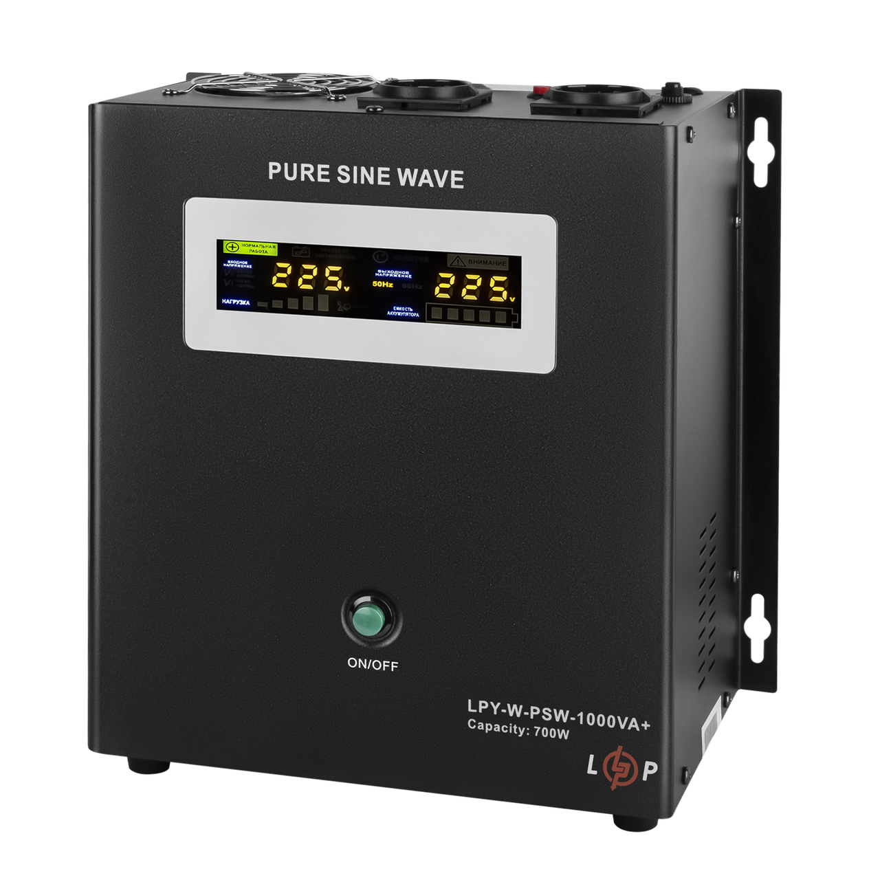 ИБП LogicPower с правильной синусоидой 12V LPY-W-PSW-1000VA+(700Вт) 10A/20A 1 ИБП LogicPower с правильной синусоидой 12V LPY-W-PSW-1000VA+(700Вт) 10A/20A