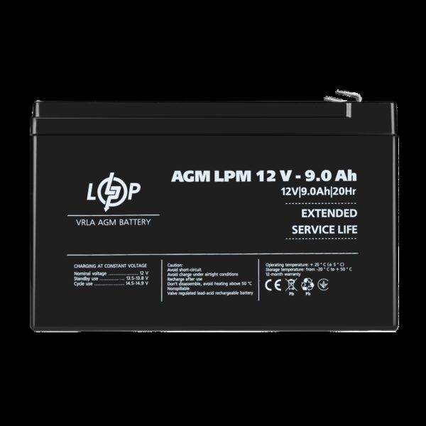 Аккумулятор AGM LPM 12V - 9 Ah