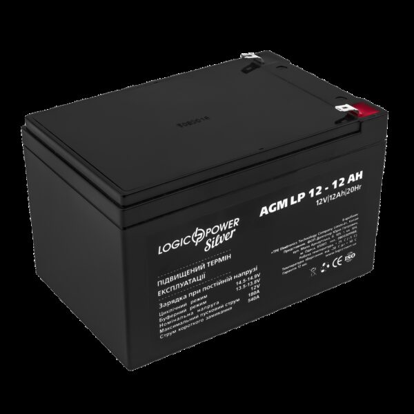 Аккумулятор AGM LP 12V - 12 Ah Silver