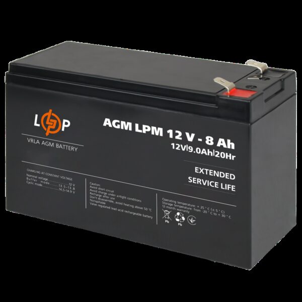 Аккумулятор AGM LPM 12V - 8 Ah