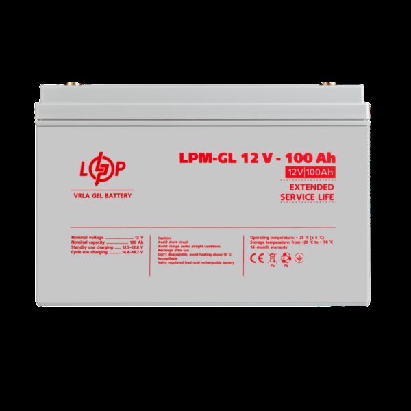 Аккумулятор гелевый LPM-GL 12V - 100 Ah