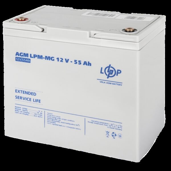 Аккумулятор мультигелевый LPM-MG 12V - 55 Ah