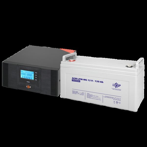 Комплект резервного питания LP (LogicPower) ИБП + мультигелевая батарея (UPS B1500 + АКБ MG 1440W)