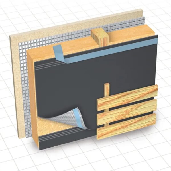 DELTA-FASSADE 50 PLUS* - Мембрана диффузионная TM DÖRKEN ®