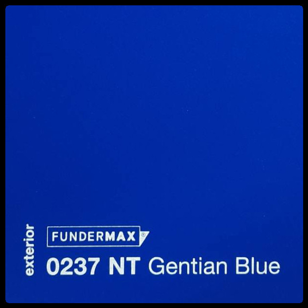 HPL панель 6 мм / ТМ - FUNDERMAX 0237 NT ( Gentian Blue ) 1 HPL панель 6 мм / ТМ - FUNDERMAX 0237 NT ( Gentian Blue )