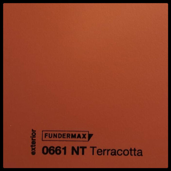 HPL панель 6 мм / ТМ - FUNDERMAX 0661 NT ( Terracotta )