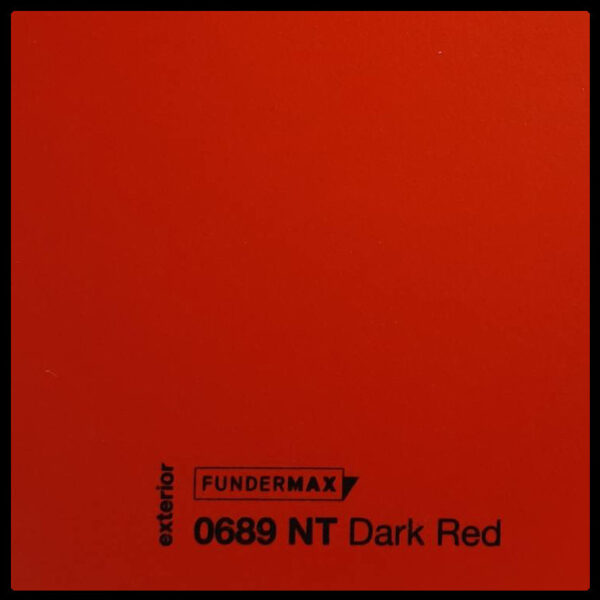 HPL панель 6 мм / ТМ - FUNDERMAX 0689 NT ( Dark Red )