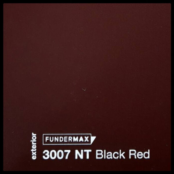 HPL панель 6 мм / ТМ - FUNDERMAX 3007 NT ( Black Red )