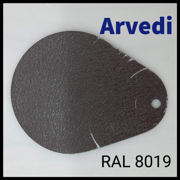Рулонная сталь Arvedi Италия 0,45 мм RAL 8019 – гладкий лист с полимерным покрытием