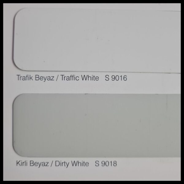 Алюминиевая композитная панель SARAY Aluface - FR S 9016 Traffic White