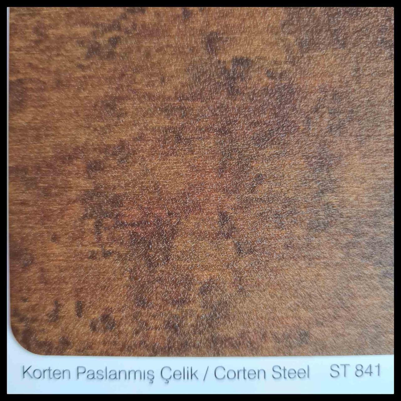 Алюминиевая композитная панель SARAY Aluface - FR ST 841 Corten Steel 1 Алюминиевая композитная панель SARAY Aluface - FR ST 841 Corten Steel