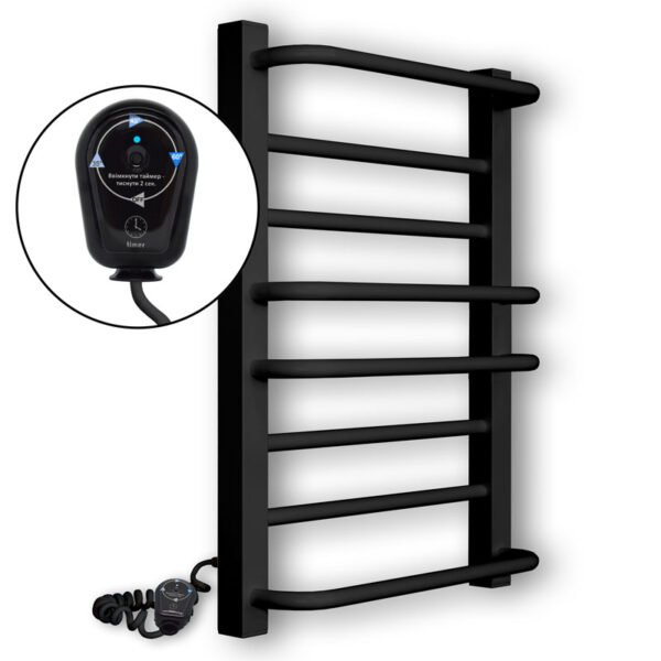 Рушникосушка чорна FLYME  black 8L