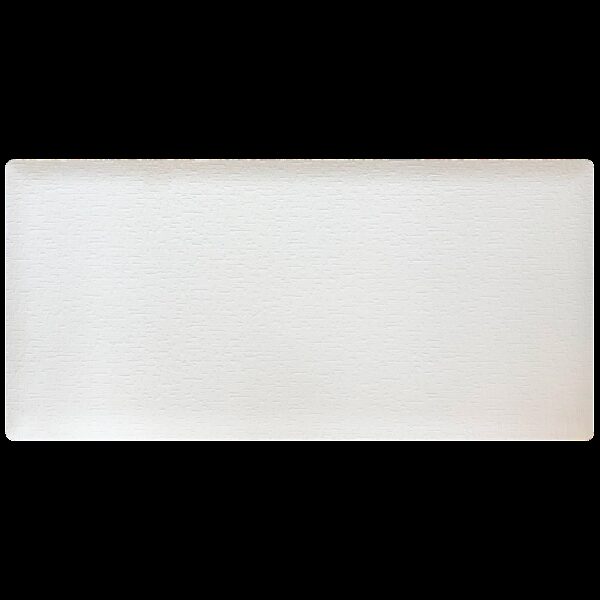 Керамогранитный обогреватель KEN-600 "Холст жаккард" белоснежный