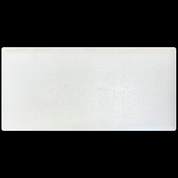 Керамогранитный обогреватель KEN-600 "Холст жаккард" белоснежный