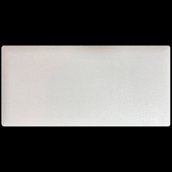 Керамогранитный обогреватель KEN-600 "Холст жаккард" белоснежный