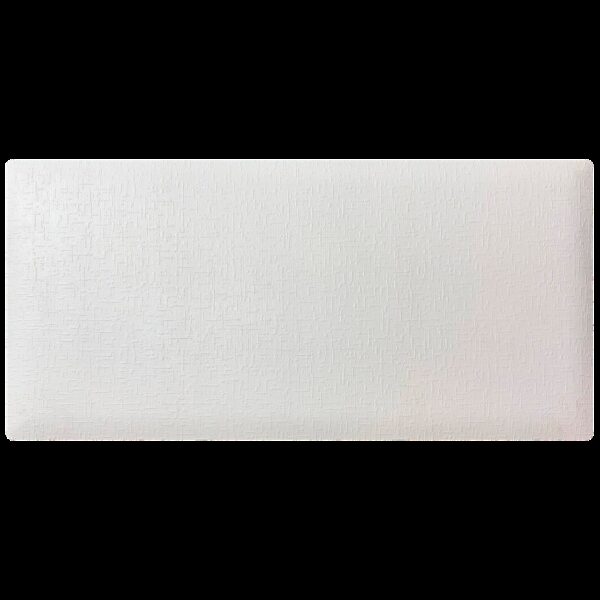 Керамогранитный обогреватель KEN-600 "Холст жаккард" белоснежный