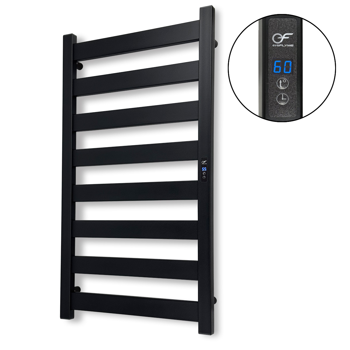 Рушникосушка чорна EF Bond R 1 Рушникосушка чорна EF Bond R