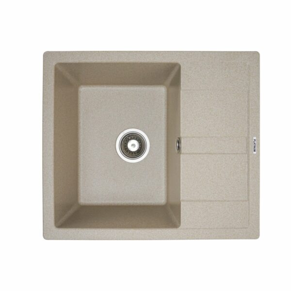 Гранітна мийка для кухні Platinum 5851 ARIA матова Сафарі