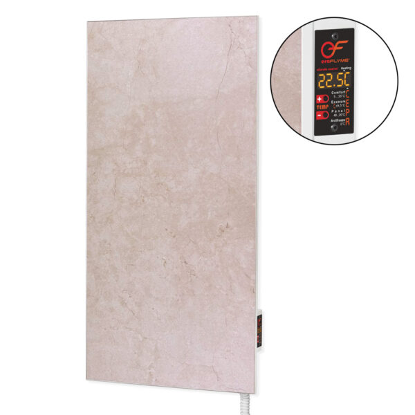 Керамічна панель рушникосушка FLYME 600ТBg бежева