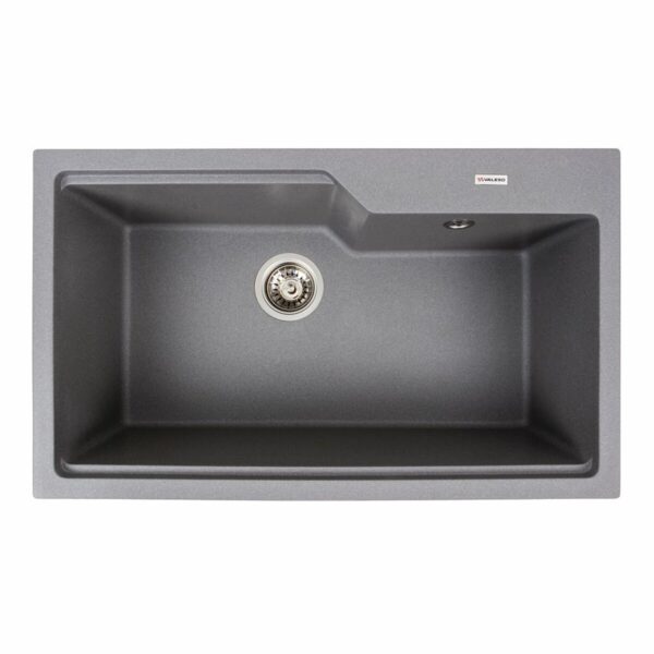 Кухонна мийка гранітна VALESO 7545 NIKA Сірий мусон