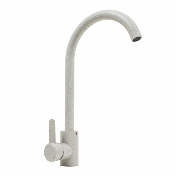 Кухонний змішувач Platinum 7990 NEST Білий в крапку