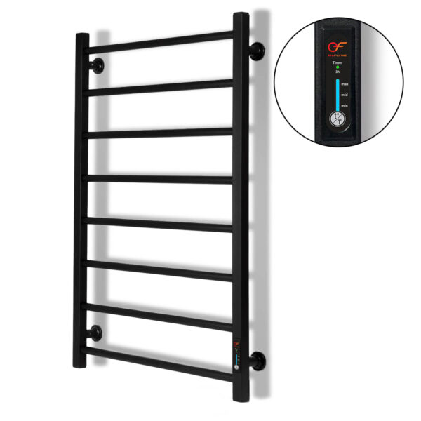 Рушникосушка чорна EF Alfa 800 R