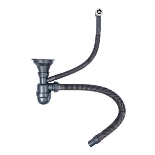 Сифон одинарний для гранітних мийок VALESO (арт. 505)