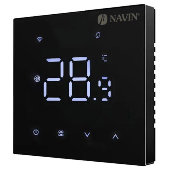 Терморегулятор NAVIN WT410 W-16А Wi-Fi чорний для електричної теплої підлоги