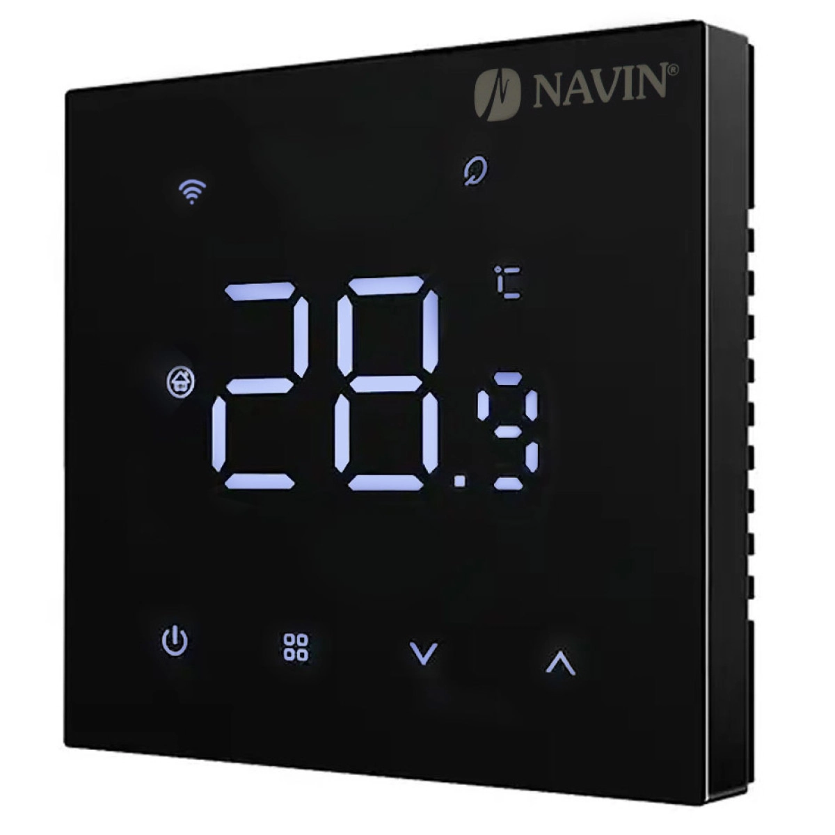 Терморегулятор NAVIN WT410 W-16А Wi-Fi чорний для електричної теплої підлоги 1 Терморегулятор NAVIN WT410 W-16А Wi-Fi чорний для електричної теплої підлоги