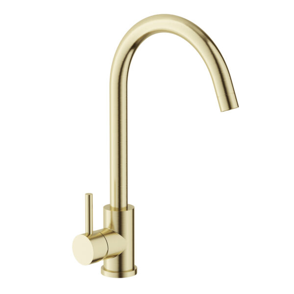 Золотий Змішувач для кухні cepillado oro Volle Cruze