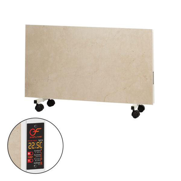 Двохстороння керамічна панель на роликах FLYME 500PW бежева - на 10 м²