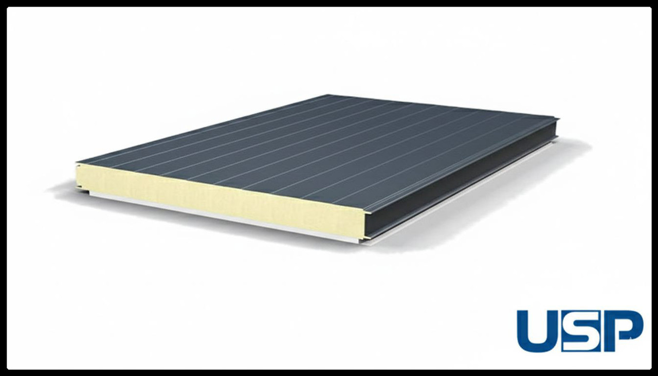 Стеновая сендвич панель - USP с наполнителем PUR / PIR - 100 мм 1 Стеновая сендвич панель - USP с наполнителем PUR / PIR - 100 мм