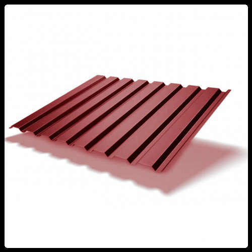 Профнастил для стен — ПС 20 - матовый 0,45 мм RAL 3005