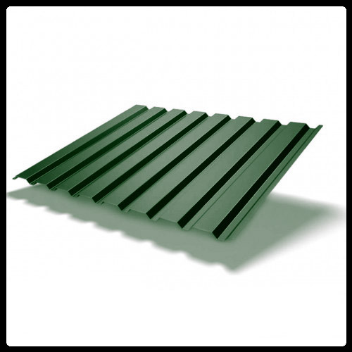 Профнастил для стен — ПС 20 - матовый 0,45 мм RAL 6005