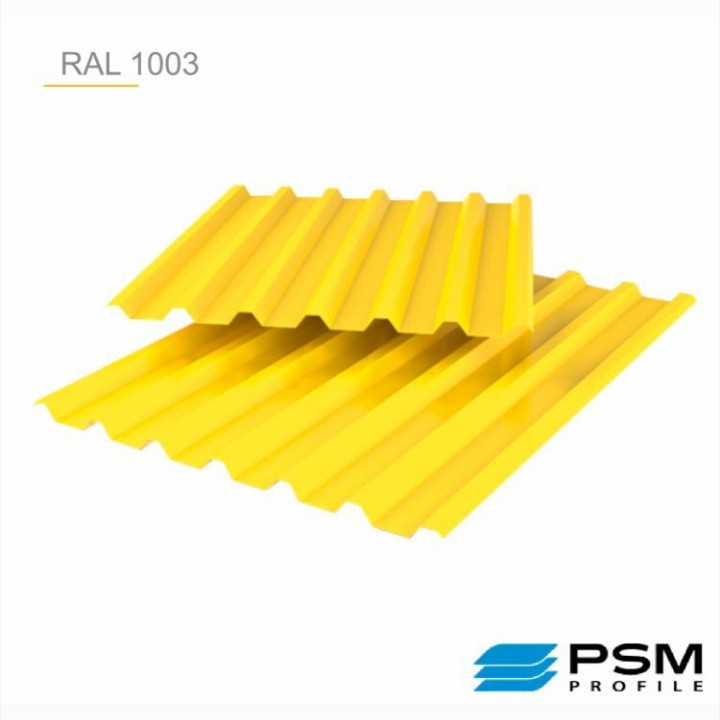 Профнастил H 45 j / 0,5 мм RAL 6002 1 Профнастил H 45 j / 0,5 мм RAL 6002