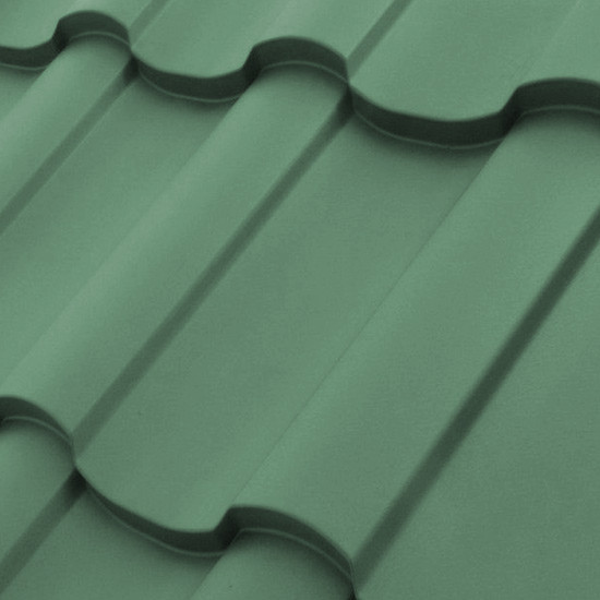 Металлочерепица - Adamante "Ruukki" Pural matt BT 0,5 мм RR 11