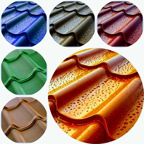 Металлочерепица Модена RAL 1015