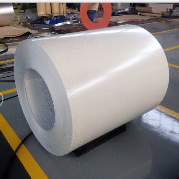 Рулонная сталь Sea Hyper™ Корея 0,45 мм - гладкий лист с полимерным покрытием PE 25 микрон бежевый, PE