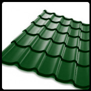 Металлочерепица Тайл Classic 0,5 мм (матовая) - ArcelorMittall RAL 6005