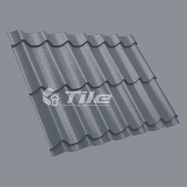 Металлочерепица Тайл Classic 0,5 мм (матовая) - ArcelorMittall RAL 7024