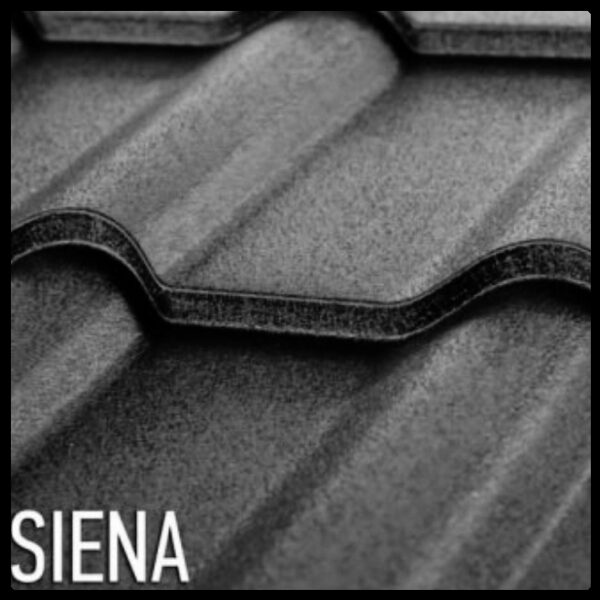 Металлочерепица Сиена RAL 9005