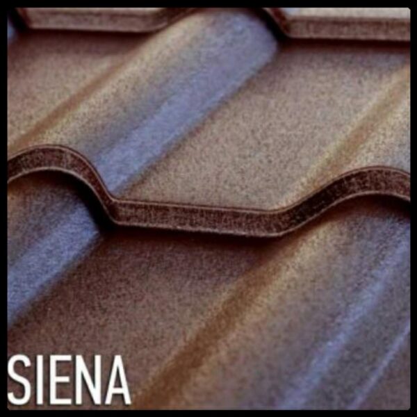 Металлочерепица Сиена RAL 8019