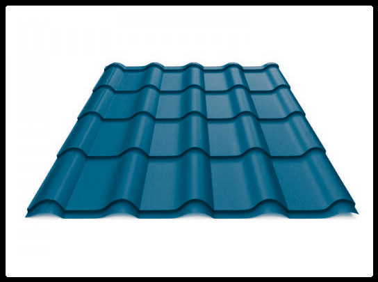 Металлочерепица Сиена RAL 5005