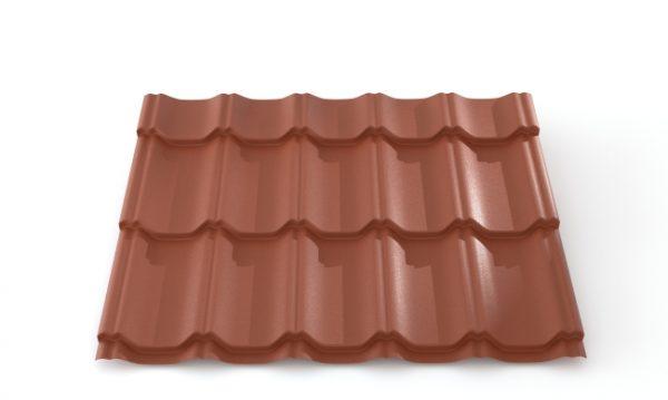 Металлочерепица - SKANDINAVIA - RAL 8004