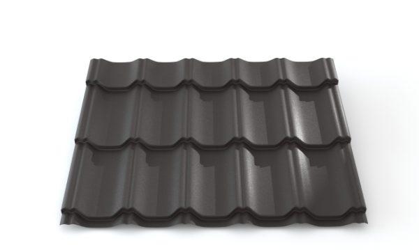 Металлочерепица - SKANDINAVIA - RAL 8019