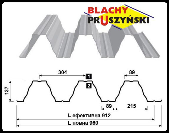 Профнастил Т-140 / 1,0 мм S320GD / RAL 9010