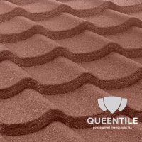 Композитна черепиця QueenTile Standard Rosso 3-тайловий