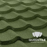 Композитна черепиця QueenTile Standard Green 3-тайловий